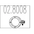 Raccord de tuyau, système d'échappement MTS [02.8008]