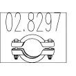 Raccord de tuyau, système d'échappement MTS [02.8297]