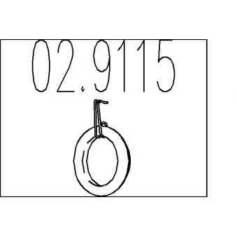 MTS 02.9115 - Butée élastique, silencieux