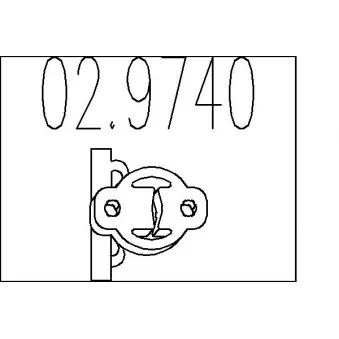 MTS 02.9740 - Butée élastique, silencieux