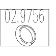 Bague d'étanchéité, tuyau d'échappement MTS [02.9756]
