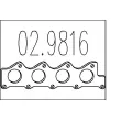 Joint d'étanchéité, tuyau d'échappement MTS [02.9816]