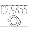 Joint d'étanchéité, tuyau d'échappement MTS [02.9855]