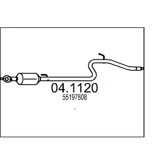 MTS 04.1120 - Catalyseur