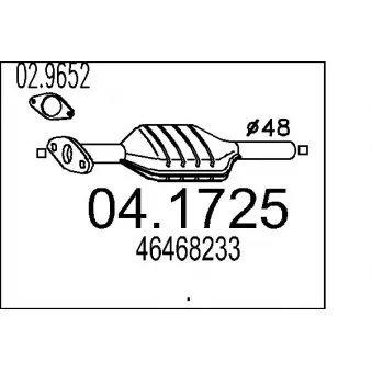 Catalyseur MTS [04.1725]