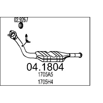 Catalyseur MTS [04.1804]