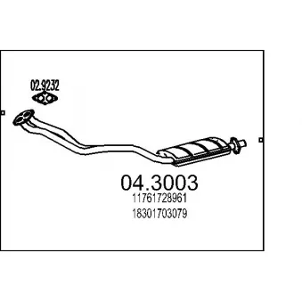Catalyseur MTS [04.3003]