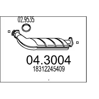 Catalyseur MTS [04.3004]