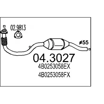 Catalyseur MTS [04.3027]