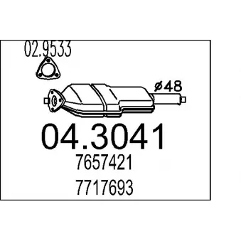 Catalyseur MTS [04.3041]