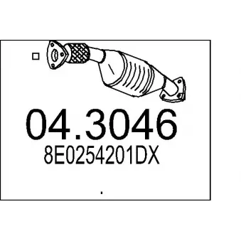 MTS 04.3046 - Catalyseur
