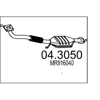 MTS 04.3050 - Catalyseur