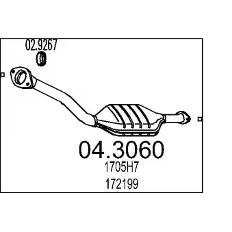 Catalyseur MTS [04.3060]