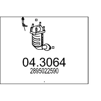 Catalyseur MTS [04.3064]