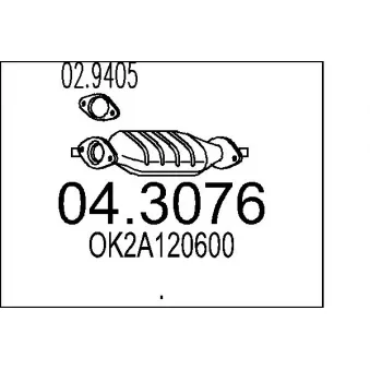 Catalyseur MTS [04.3076]