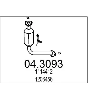 Catalyseur MTS [04.3093]