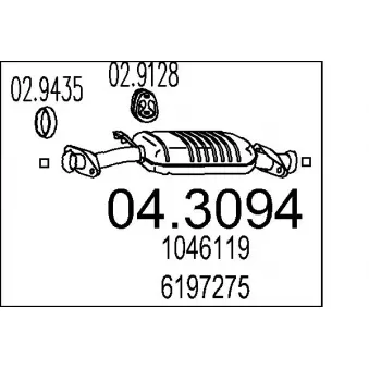 Catalyseur MTS [04.3094]