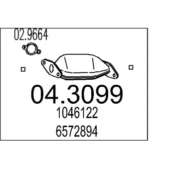 Catalyseur MTS [04.3099]