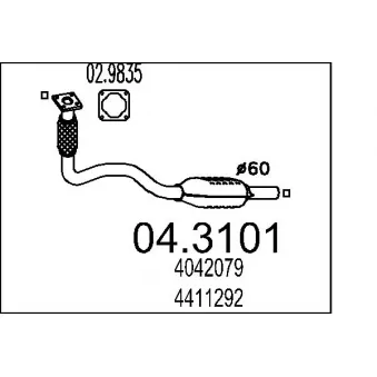 Catalyseur MTS [04.3101]