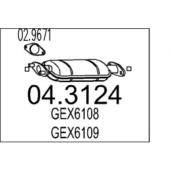 Catalyseur MTS [04.3124]
