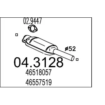 Catalyseur MTS [04.3128]