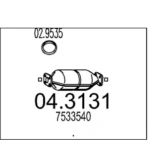 Catalyseur MTS [04.3131]