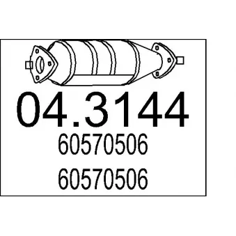 Catalyseur MTS [04.3144]