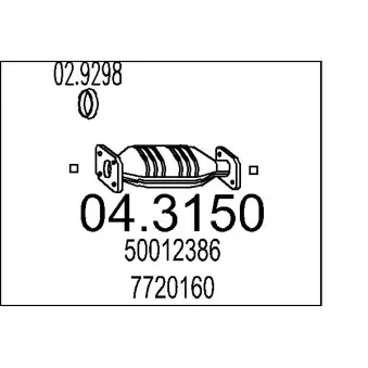 Catalyseur MTS [04.3150]