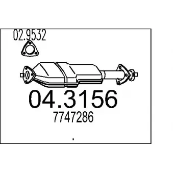 Catalyseur MTS [04.3156]