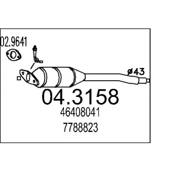 Catalyseur MTS [04.3158]