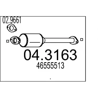 Catalyseur MTS [04.3163]