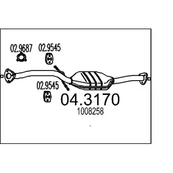 Catalyseur MTS [04.3170]