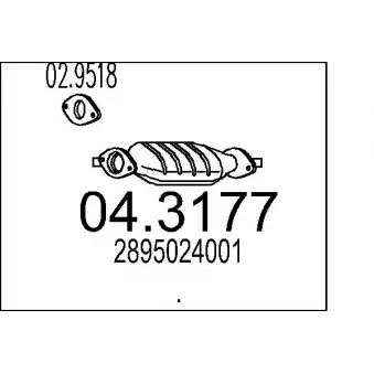 Catalyseur MTS [04.3177]