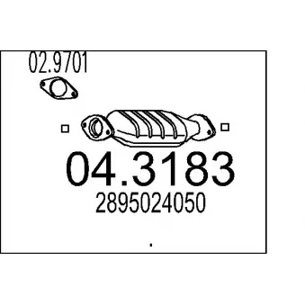 Catalyseur MTS [04.3183]
