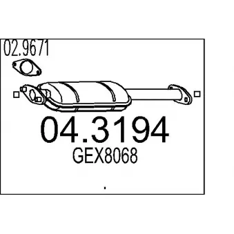 Catalyseur MTS [04.3194]