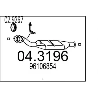Catalyseur MTS [04.3196]