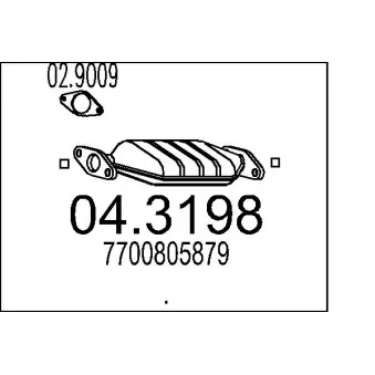 Catalyseur MTS [04.3198]