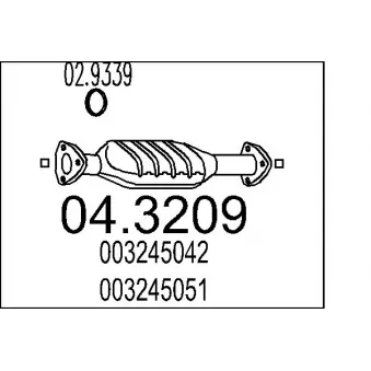 MTS 04.3209 - Catalyseur