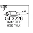Catalyseur MTS [04.3226]