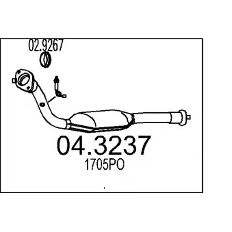Catalyseur MTS [04.3237]