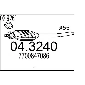Catalyseur MTS [04.3240]