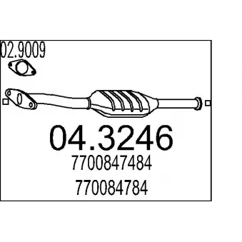 Catalyseur MTS [04.3246]