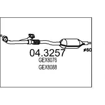 Catalyseur MTS [04.3257]