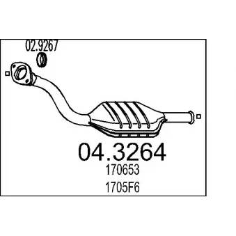 Catalyseur MTS [04.3264]