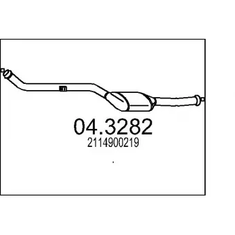 MTS 04.3282 - Catalyseur