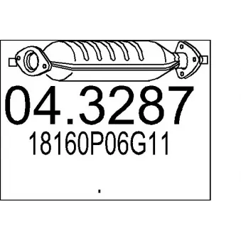 MTS 04.3287 - Catalyseur