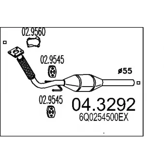 Catalyseur MTS [04.3292]