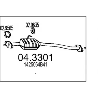 Catalyseur MTS [04.3301]