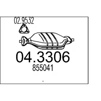 Catalyseur MTS [04.3306]