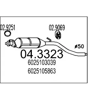 Catalyseur MTS [04.3323]
